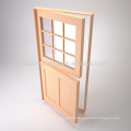 Luxury Fashion Interior Wood Door X Type Double Open Dutch Door